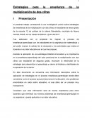 Estrategias para la enseñanza de la multiplicación de dos cifras