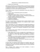 Principios de la Orientación Educativa