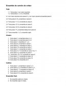 Ensamble de camión de volteo