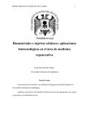 Biomateriales e Injertos