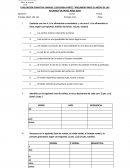 Evaluación de modos y tiempos verbales