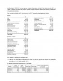 VNR, Estados financieros