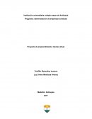 Proyecto de emprendimiento: tienda virtual