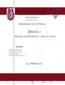UNIDAD 1 ADMINISTRACIÓN DE VENTAS