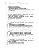 La homosexualidad en la historia del mundo.