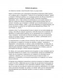 Un trastorno mental o discriminación hacia un grupo social.