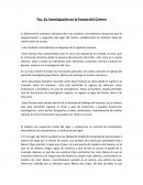 Investigación en la Escena del Crimen