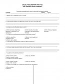 EXAMEN DIAGNÓSTICO ARTES VISUALES SEGUNDO GRADO