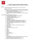 Taller de terapias pulpares dentición temporal