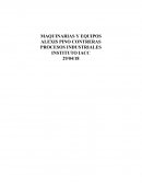 MAQUINARIAS Y EQUIPOS