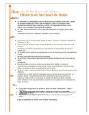 Historia de las bases de datos