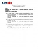 Contabilidad Empresarial Evaluación