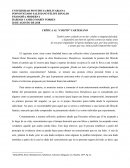 CRÍTICA AL “COGITO” CARTESIANO