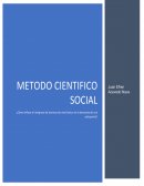 Método Científico Social Aplicado a la Economía