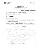 DESARROLLO Guía N° 1: Aprendiendo