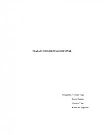 TRABAJO INTELIGENCIA EMOCIONAL. Página 1