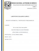 REPORTE EXPERIMENTAL: “PROPIEDADES TERMODINÁMICAS”.
