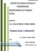Mediacion en Trabajo Social
