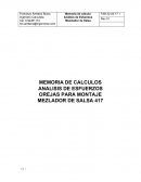 Memoria calculo mezclador de salsa