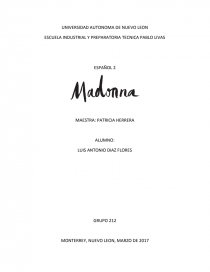 Реферат: Madonna Essay Research Paper MadonnaMadonna is an