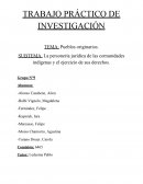 Personeria juridica de pueblos originarios