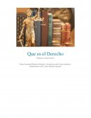 Que es el Derecho