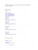 Algoritmo para Conversiones de temperaturas