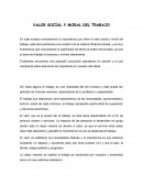 Ensayo valor social y moral