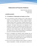 Elaboración de Proyectos Hoteleros