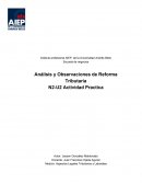 Aspectos reforma tributaria, aspectos legales