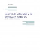 Control de velocidad de motor
