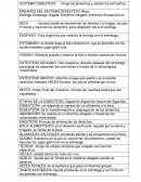 VOCABULARIO SISTEMA DIGESTIVO