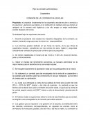 Plan de comisión administrativa