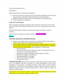 Trastornos de la personalidad