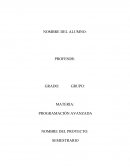 Semestrario de programación avanzada UAT