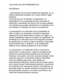 SOLUCIÓN TALLER HERMENÉUTICA