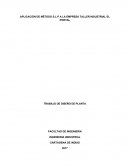 Metodo SLP - diseño de planta