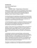 RESUMEN: Chapter 1. Biopsychology as a Neuroscience.