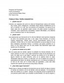Programa de Psicología Teoría Humanística