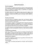 DISEÑO METODOLÓGICO