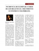 INCIDENCIA DE ELIMINAR 3 CEROS DE LOS BILLETES EL CRECIMIENTO ECONOMICO COLOMBIANO.