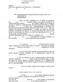 DEMANDA EJECUTIVA LETRA DE CAMBIO