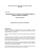 Organización de Campos y Saberes