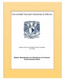 Materia: Metodología en el Estudio de los Procesos Socioculturales (9239)