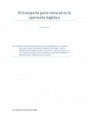 Foro Evidencia 3: "Proceso logístico colombiano"
