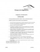 ES DE SUMA IMPORTANCIA QUE PRESTE ATENCIÓN A TODAS LAS INSTRUCCIONES QUE SE LE ENTREGAN, TANTO EN EL FOLLETO COMO EN LA HOJA DE RESPUESTAS.