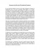Resumen de la Era de la Privacidad de Facebook