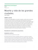 Vida y muerte de las grandes ciudades