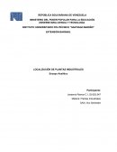 LOCALIZACIÓN DE PLANTAS INDUSTRIALES