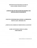 Estrategias para el estudio y la comunicación